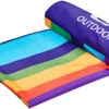 CAMPZ Microvezel Strandhanddoek 90x200cm, Bont -Deuter Shop campz mikrofaser strandtuch 90x200cm regenbogen 1