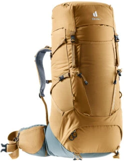 Deuter Aircontact Core 50+10 Backpack, Geel/grijs